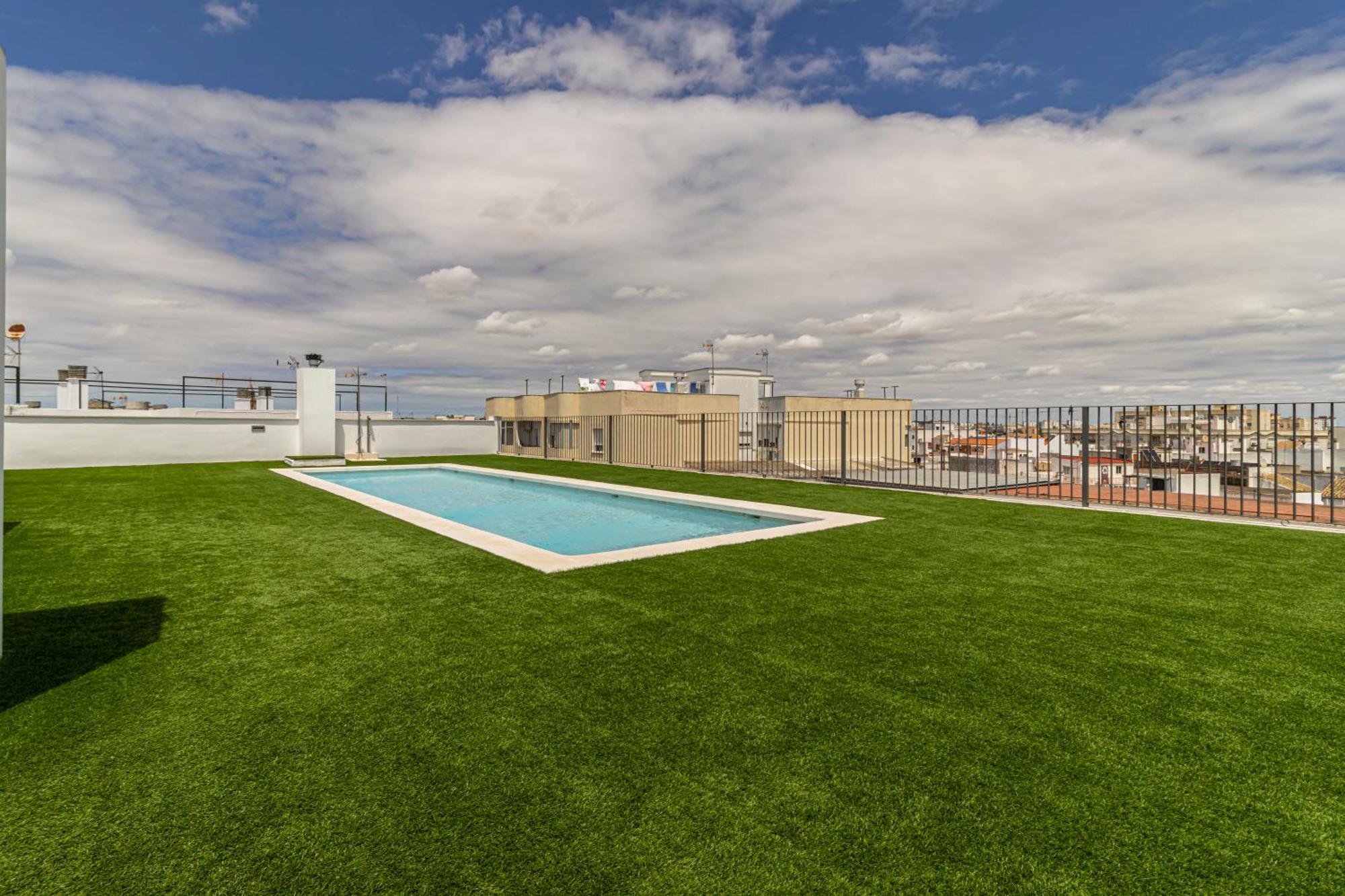Allo Apartments San Clemente Centro 2 Habitaciones Parking Y Piscina 赫雷斯 外观 照片